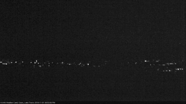 Lake Travis webcam, November 1, 2018 8:55 PM CT