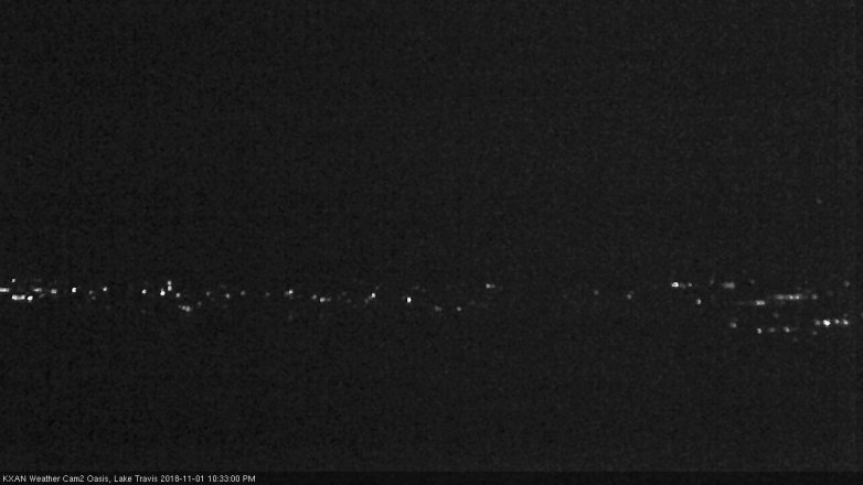 Lake Travis webcam, November 1, 2018 9:35 PM CT
