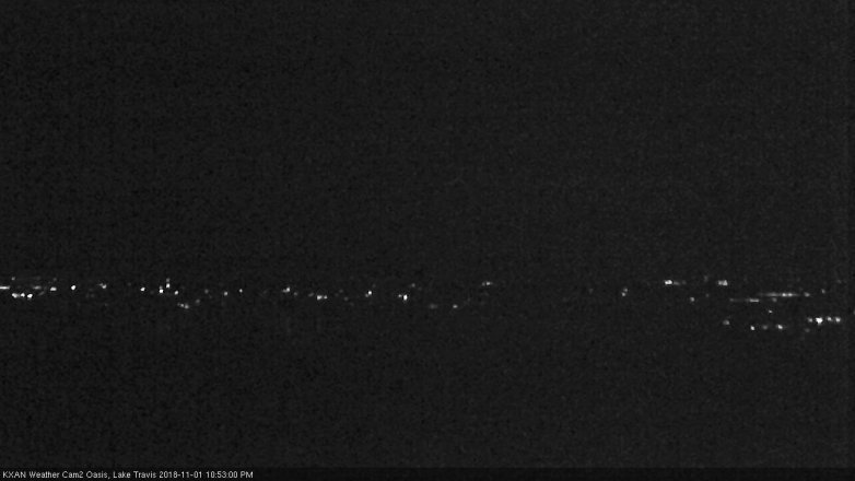 Lake Travis webcam, November 1, 2018 9:55 PM CT