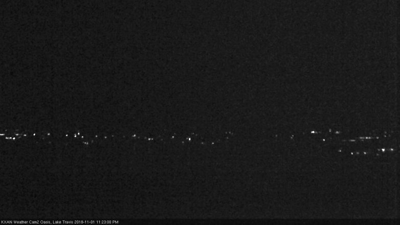 Lake Travis webcam, November 1, 2018 10:25 PM CT