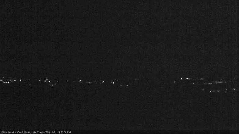 Lake Travis webcam, November 1, 2018 10:40 PM CT