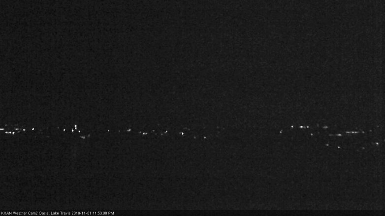Lake Travis webcam, November 1, 2018 10:55 PM CT