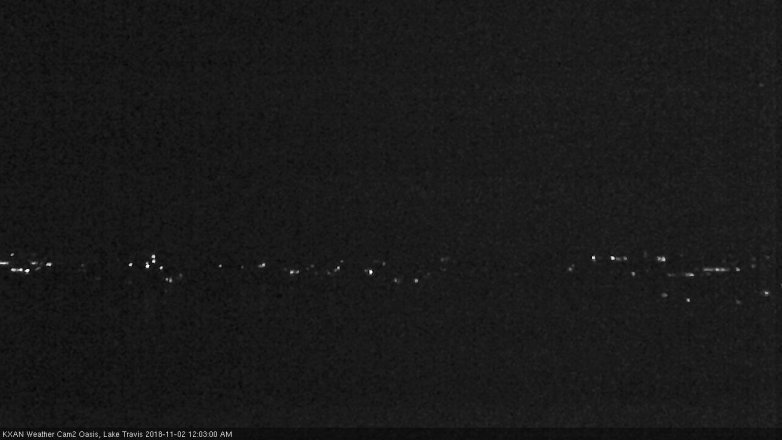 Lake Travis webcam, November 1, 2018 11:05 PM CT