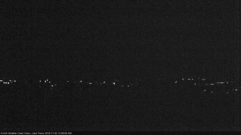 Lake Travis webcam, November 1, 2018 11:10 PM CT