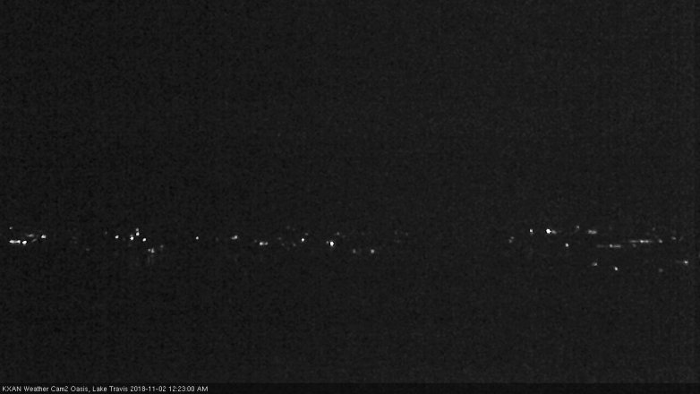 Lake Travis webcam, November 1, 2018 11:25 PM CT