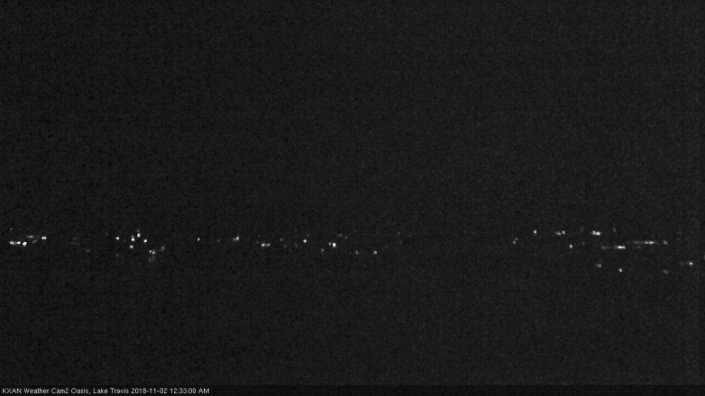 Lake Travis webcam, November 1, 2018 11:35 PM CT