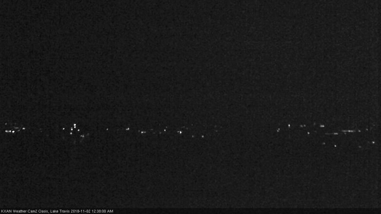 Lake Travis webcam, November 1, 2018 11:40 PM CT