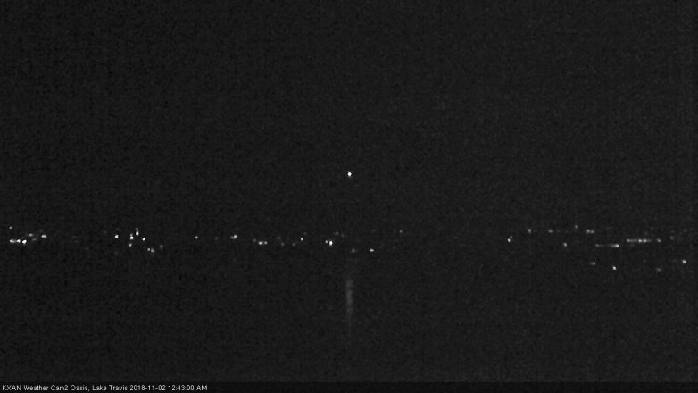 Lake Travis webcam, November 1, 2018 11:45 PM CT