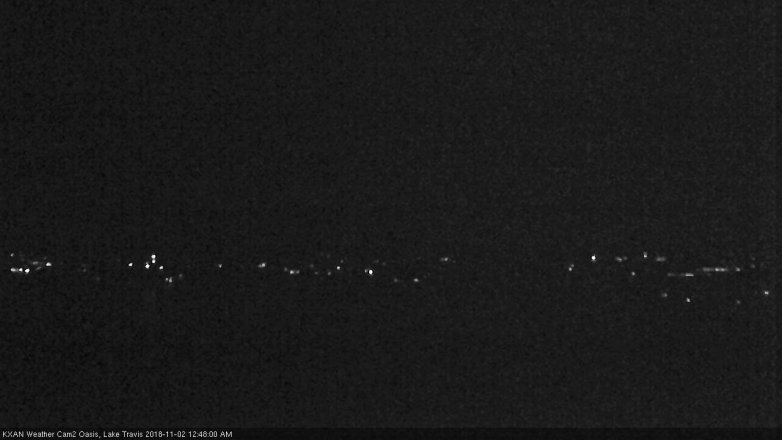Lake Travis webcam, November 1, 2018 11:50 PM CT