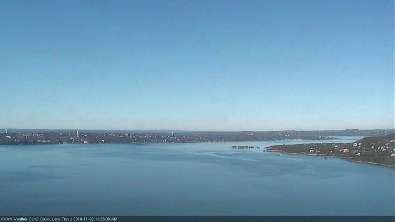 Lake Travis webcam, November 2, 2018 10:30 AM CT
