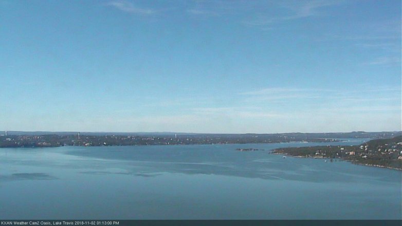 Lake Travis webcam, November 2, 2018 12:15 PM CT