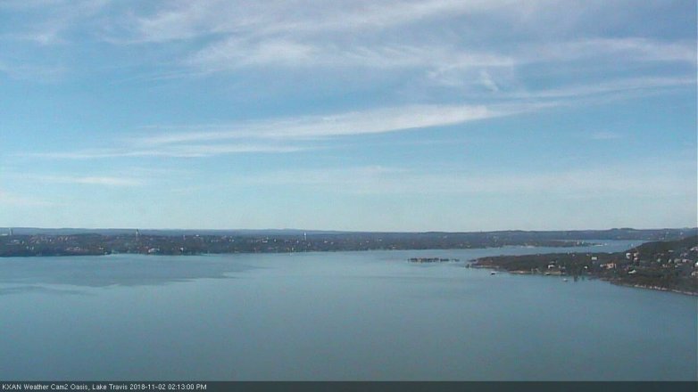 Lake Travis webcam, November 2, 2018 1:15 PM CT