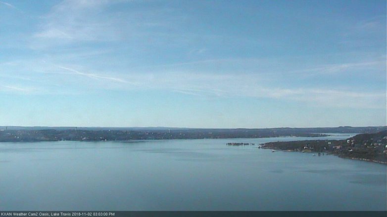 Lake Travis webcam, November 2, 2018 2:05 PM CT