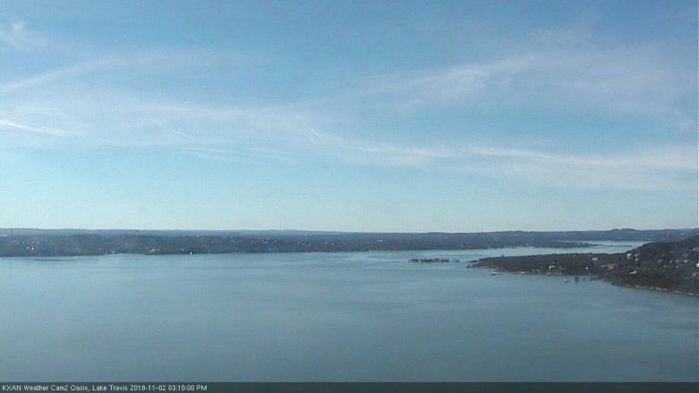 Lake Travis webcam, November 2, 2018 2:20 PM CT