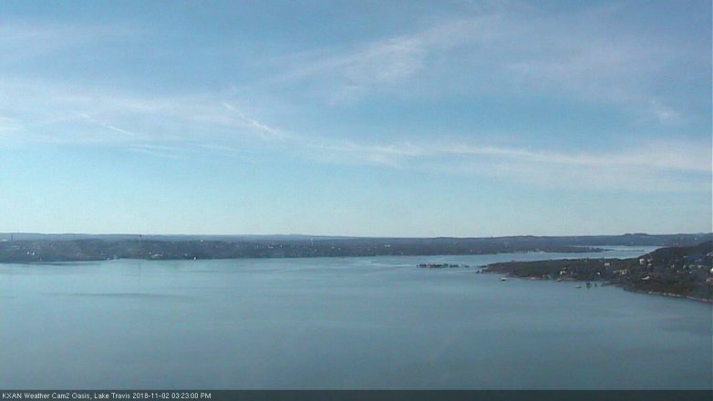 Lake Travis webcam, November 2, 2018 2:25 PM CT
