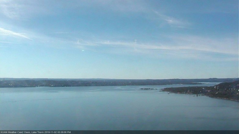 Lake Travis webcam, November 2, 2018 2:40 PM CT