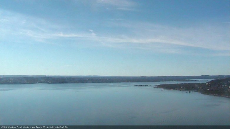 Lake Travis webcam, November 2, 2018 2:50 PM CT