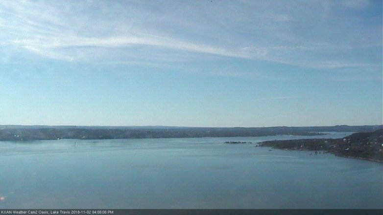 Lake Travis webcam, November 2, 2018 3:10 PM CT