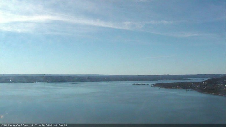 Lake Travis webcam, November 2, 2018 3:15 PM CT