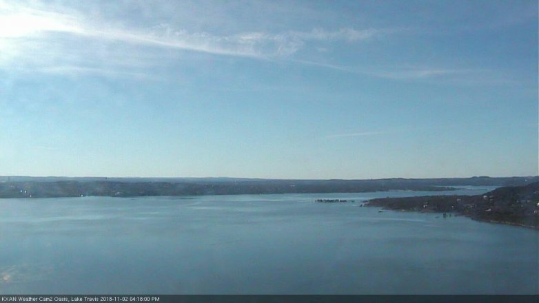 Lake Travis webcam, November 2, 2018 3:20 PM CT
