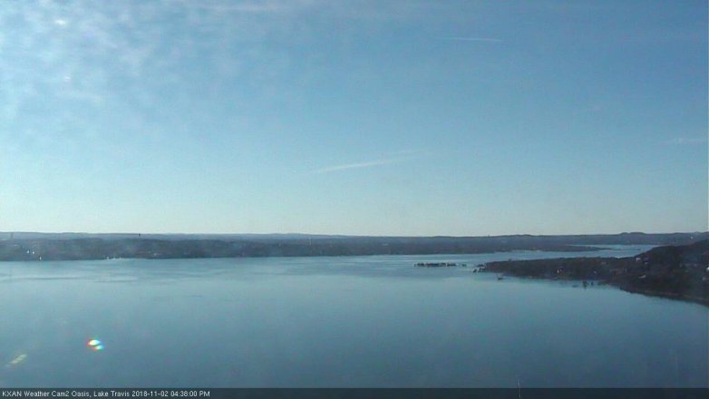 Lake Travis webcam, November 2, 2018 3:40 PM CT