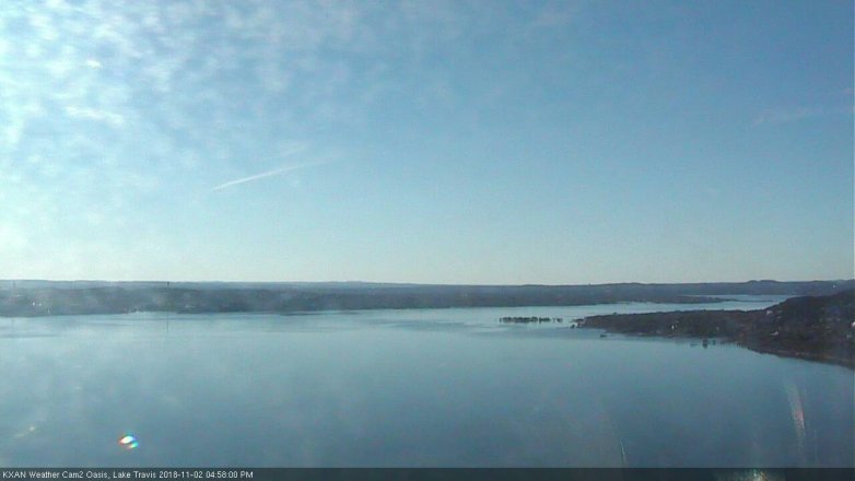Lake Travis webcam, November 2, 2018 4:00 PM CT