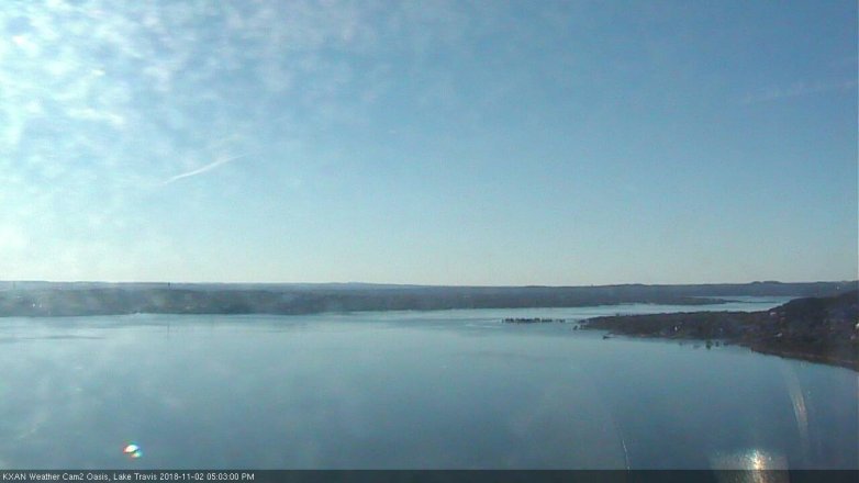 Lake Travis webcam, November 2, 2018 4:05 PM CT