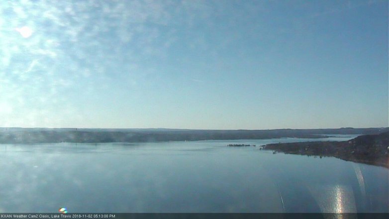 Lake Travis webcam, November 2, 2018 4:15 PM CT