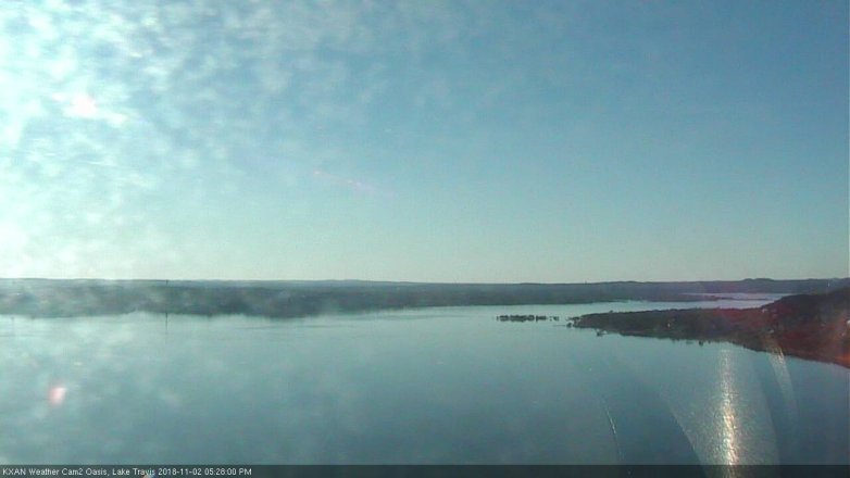 Lake Travis webcam, November 2, 2018 4:30 PM CT