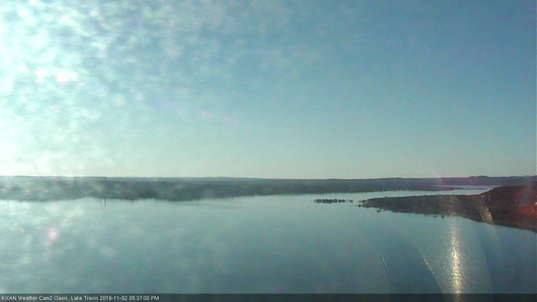Lake Travis webcam, November 2, 2018 4:40 PM CT
