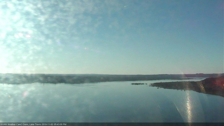 Lake Travis webcam, November 2, 2018 4:45 PM CT