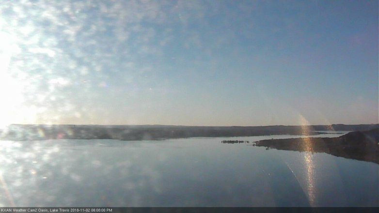 Lake Travis webcam, November 2, 2018 5:10 PM CT
