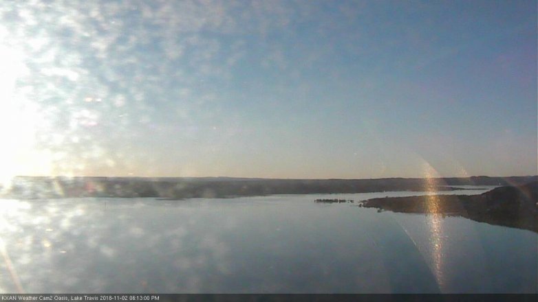 Lake Travis webcam, November 2, 2018 5:15 PM CT