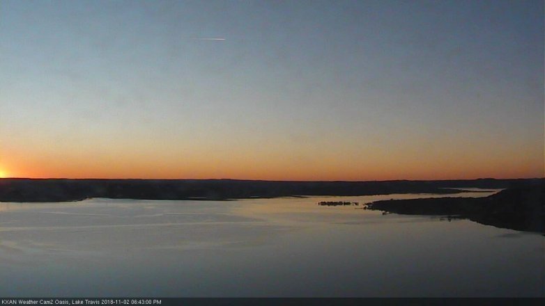 Lake Travis webcam, November 2, 2018 5:45 PM CT