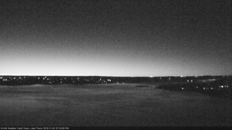 Lake Travis webcam, November 2, 2018 6:35 PM CT