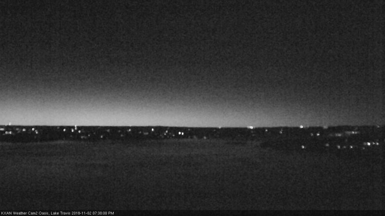 Lake Travis webcam, November 2, 2018 6:40 PM CT