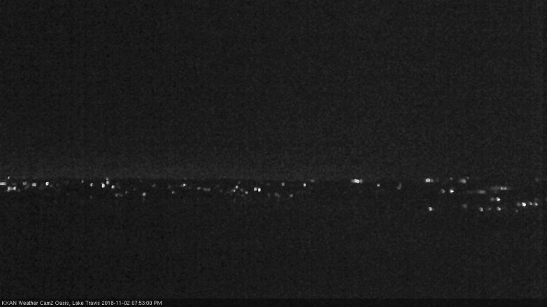 Lake Travis webcam, November 2, 2018 6:55 PM CT