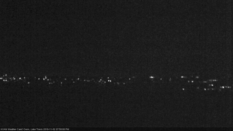 Lake Travis webcam, November 2, 2018 7:00 PM CT