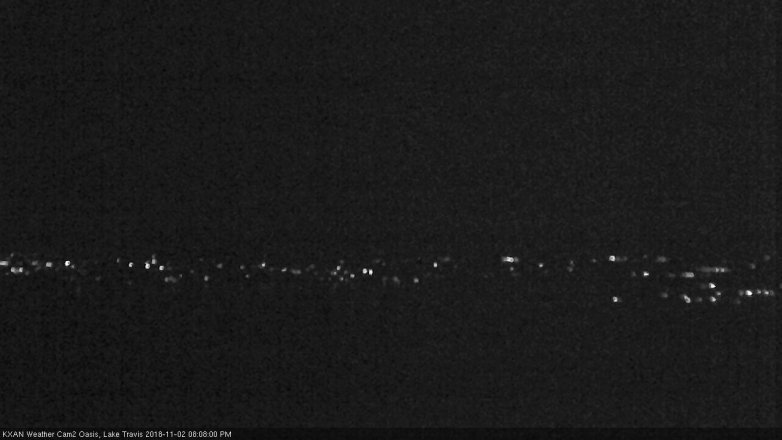 Lake Travis webcam, November 2, 2018 7:10 PM CT