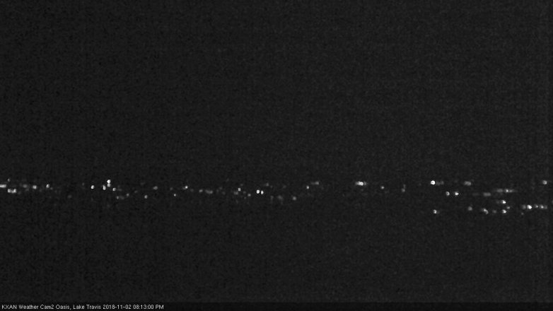 Lake Travis webcam, November 2, 2018 7:15 PM CT