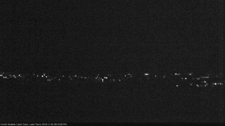 Lake Travis webcam, November 2, 2018 7:20 PM CT