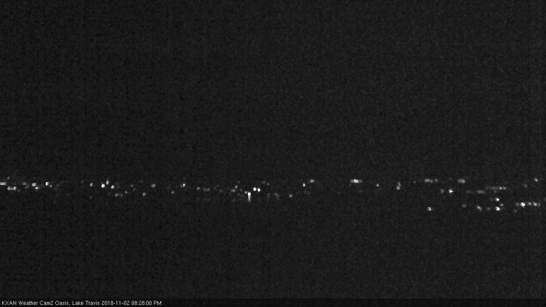 Lake Travis webcam, November 2, 2018 7:30 PM CT
