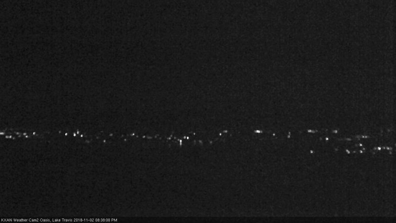 Lake Travis webcam, November 2, 2018 7:40 PM CT