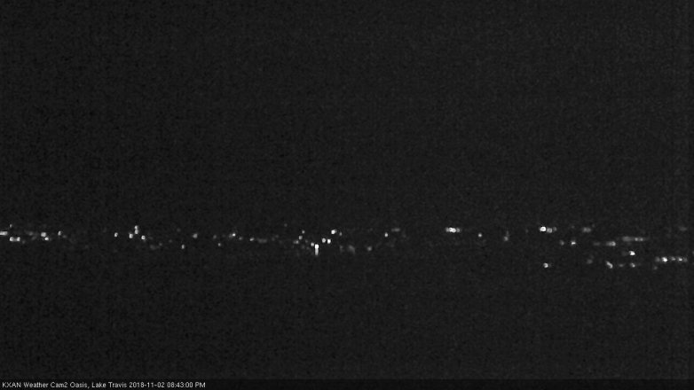 Lake Travis webcam, November 2, 2018 7:45 PM CT