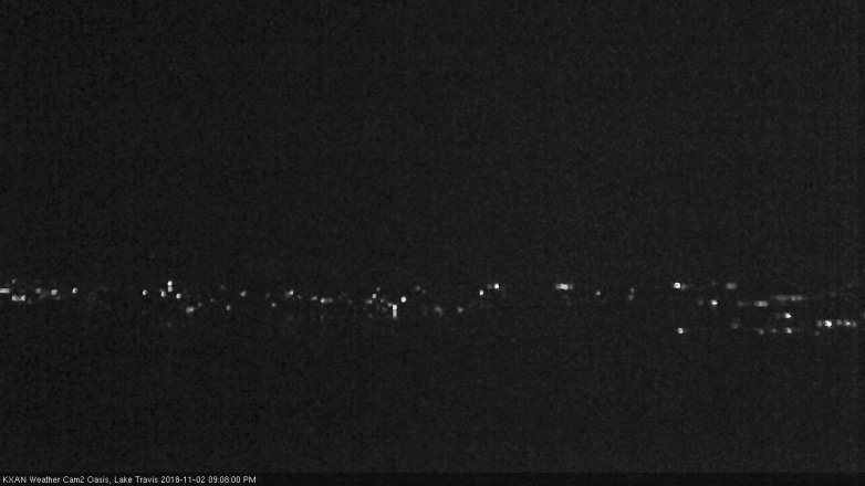 Lake Travis webcam, November 2, 2018 8:10 PM CT
