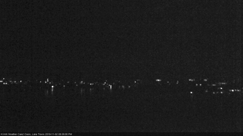 Lake Travis webcam, November 2, 2018 8:40 PM CT