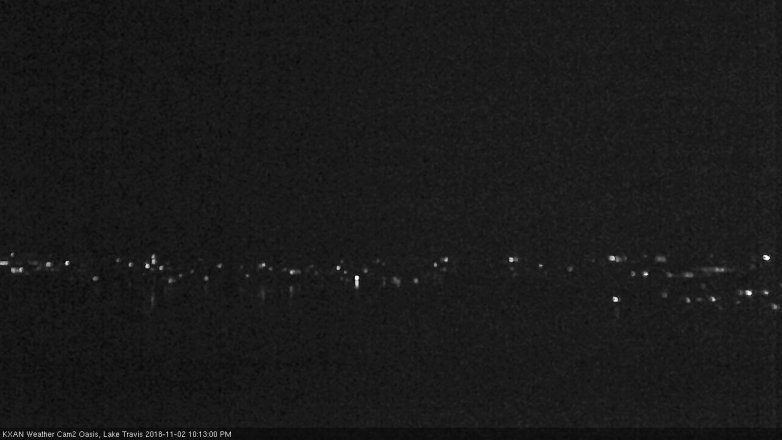 Lake Travis webcam, November 2, 2018 9:15 PM CT