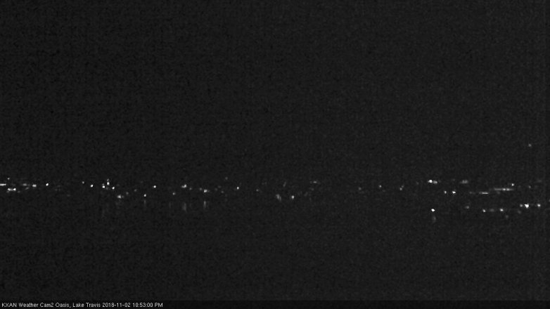 Lake Travis webcam, November 2, 2018 9:55 PM CT