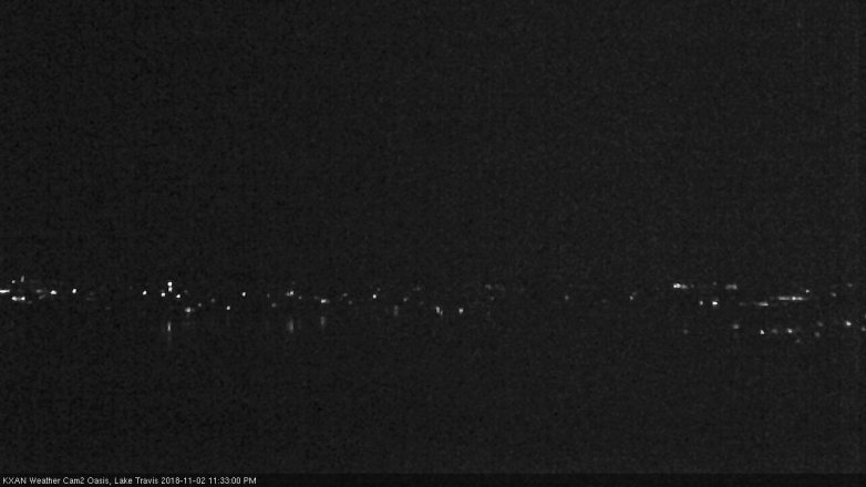 Lake Travis webcam, November 2, 2018 10:35 PM CT