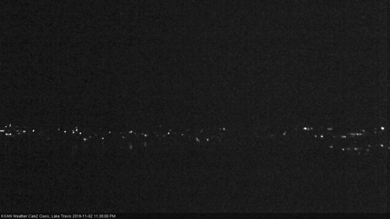 Lake Travis webcam, November 2, 2018 10:40 PM CT